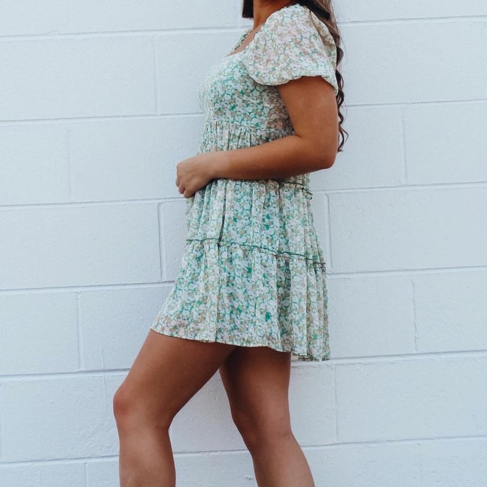 Geeen floral dress